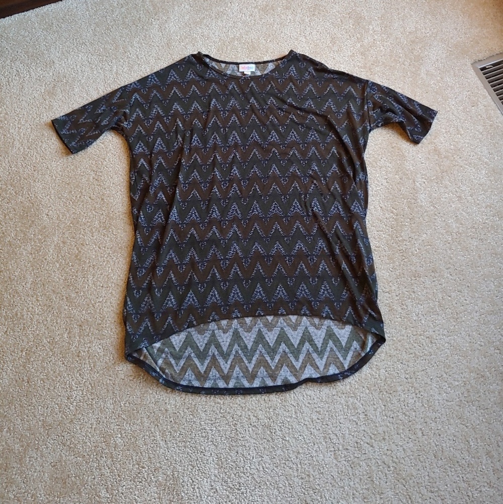 LuLaRoe gently worn tunic top